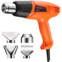 TACKLIFE Pistola de Calor- 2000W Decapadora- 2 Temperaturas Ajustables 350℃- 550℃- Pistola de Aire Caliente con 4…